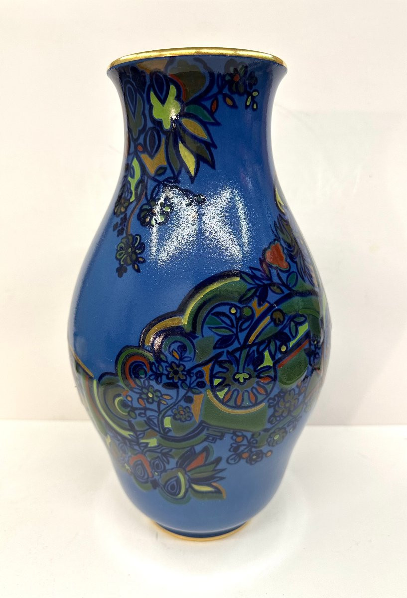 GRAND VASE - PORCELAINE - MANUFACTURE DE SEVRES - VERONIQUE CHEVALIER - DATE 1994-photo-3