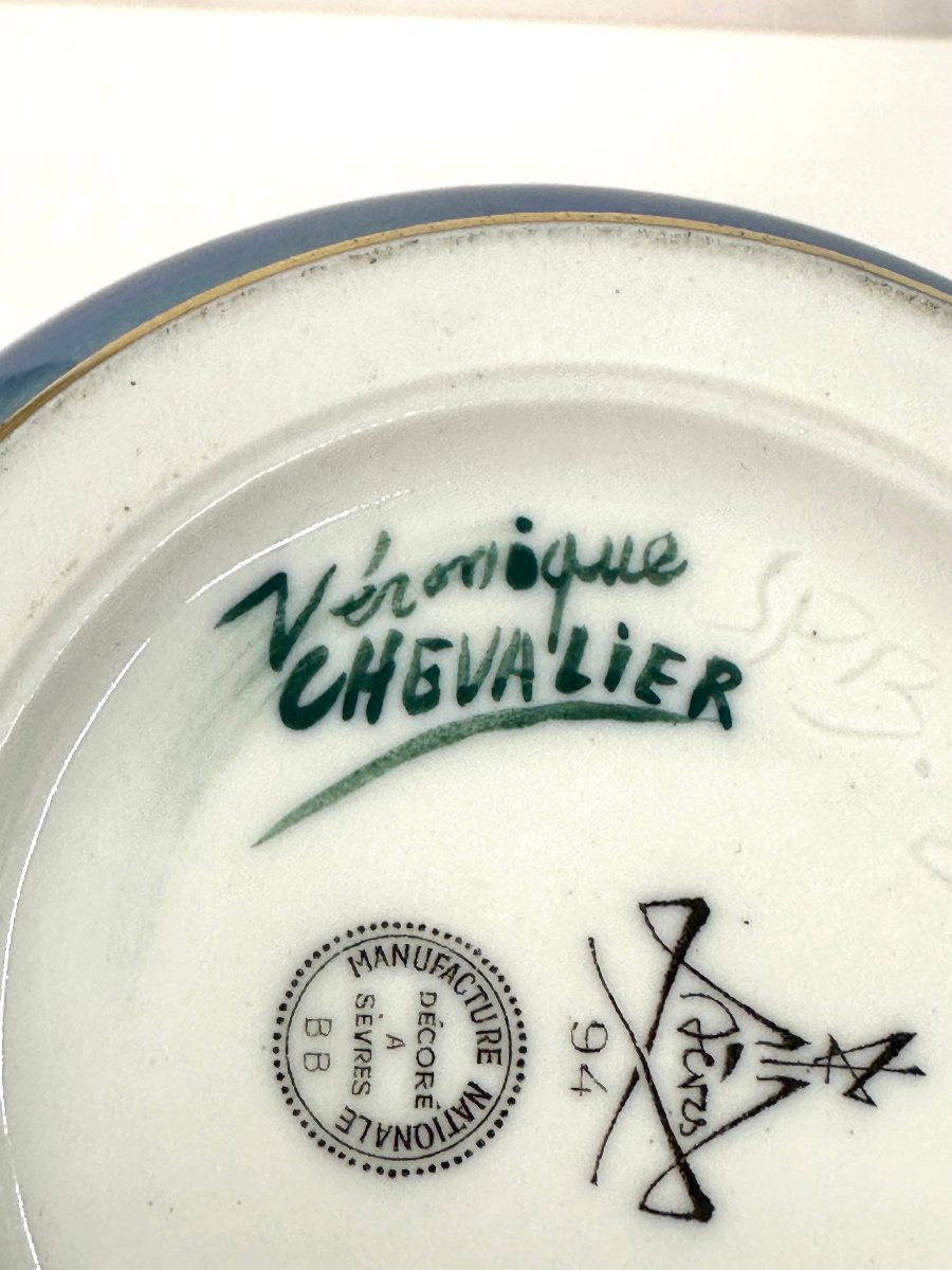 GRAND VASE - PORCELAINE - MANUFACTURE DE SEVRES - VERONIQUE CHEVALIER - DATE 1994-photo-1