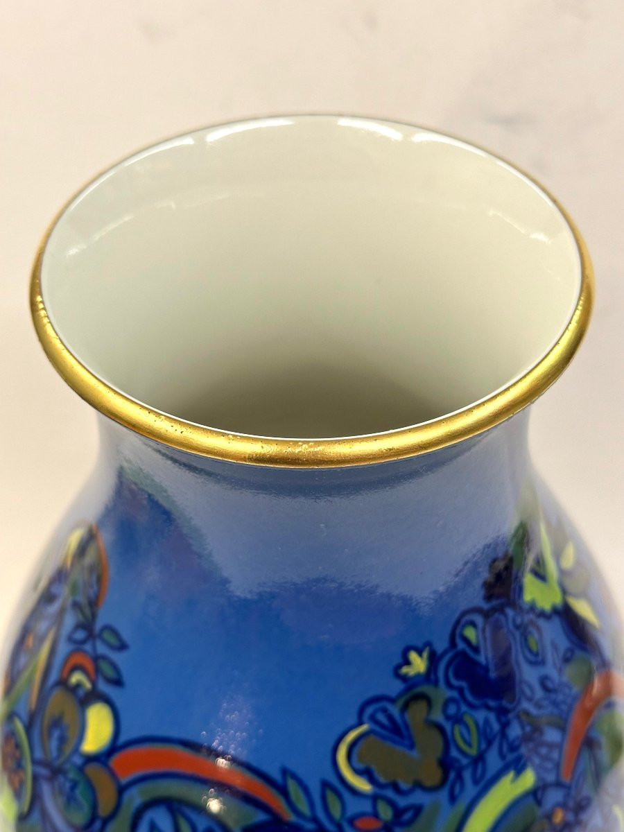 GRAND VASE - PORCELAINE - MANUFACTURE DE SEVRES - VERONIQUE CHEVALIER - DATE 1994-photo-4