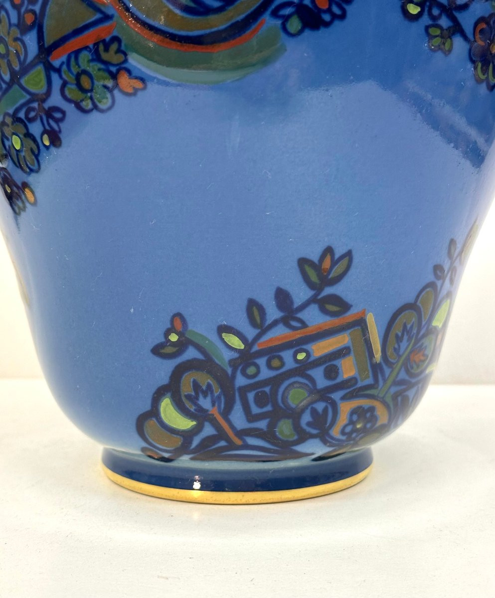 GRAND VASE - PORCELAINE - MANUFACTURE DE SEVRES - VERONIQUE CHEVALIER - DATE 1994-photo-5