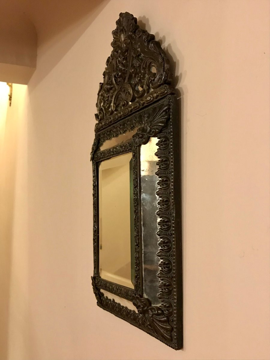 MIROIR A PARECLOSES - STYLE XVIIème - NAPOLEON III-photo-2