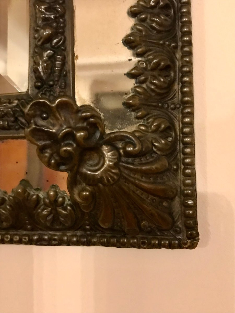MIROIR A PARECLOSES - STYLE XVIIème - NAPOLEON III-photo-3
