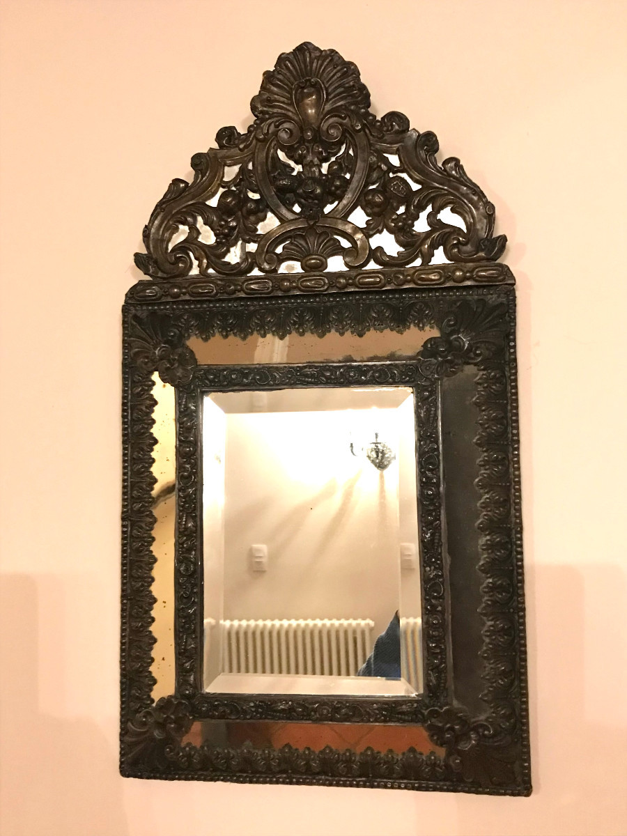 MIROIR A PARECLOSES - STYLE XVIIème - NAPOLEON III