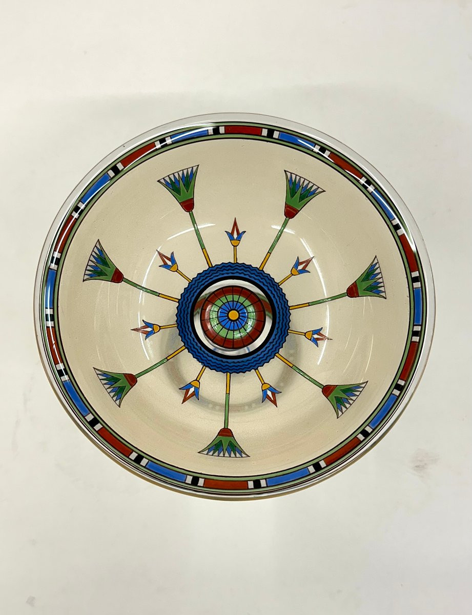 Crystal Enamelled Cup - Boheme - Early XXth Century-photo-3