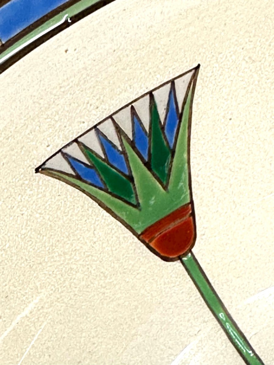 Crystal Enamelled Cup - Boheme - Early XXth Century-photo-1