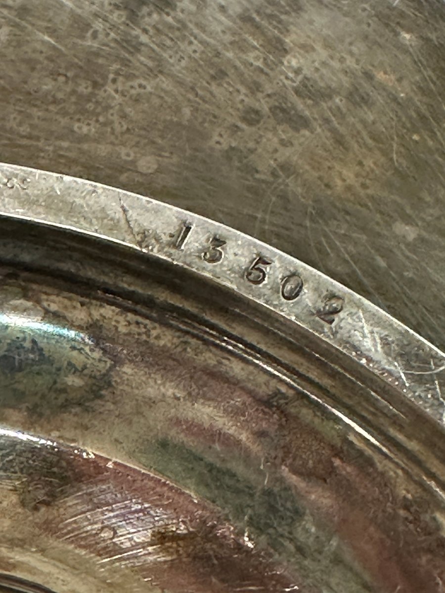 GRAND PLAT CUIVRE ARGENTE - ELKINGTON & CO - BOUCLIER DE MILTON - VERS 1880-photo-3