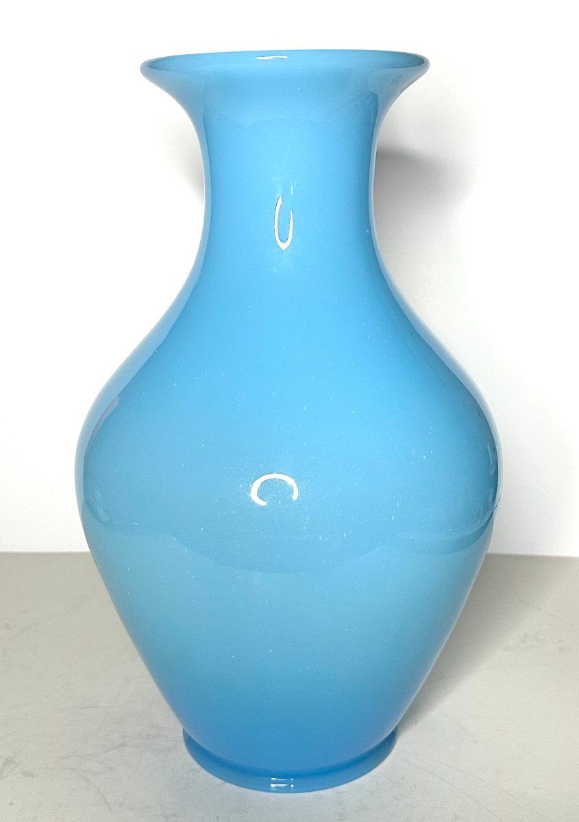 Large Vase - Opaline Crystal - Baccarat - 1930–1950