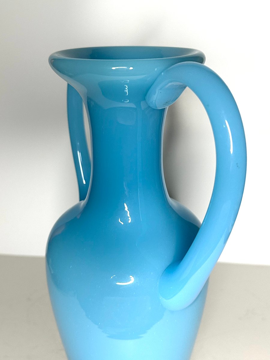 GRAND VASE - OPALINE CRISTAL - BACCARAT - 1930/1950-photo-2