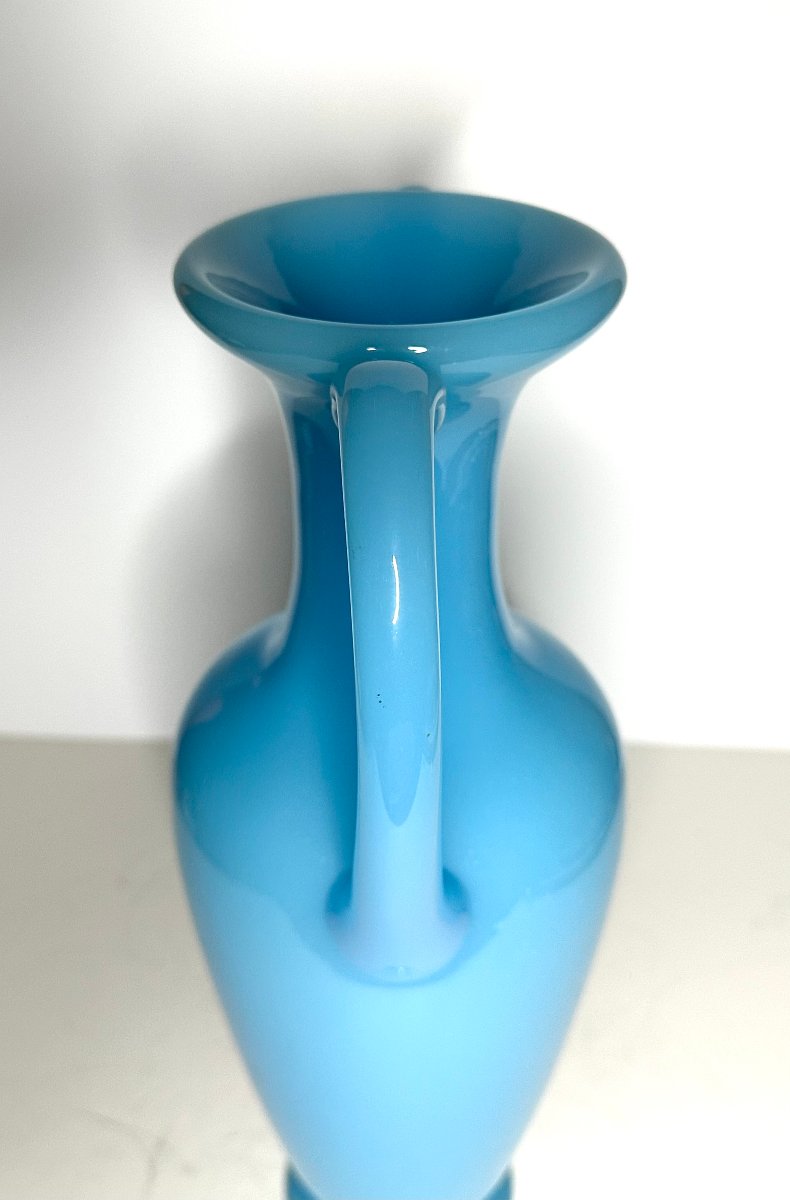 GRAND VASE - OPALINE CRISTAL - BACCARAT - 1930/1950-photo-3