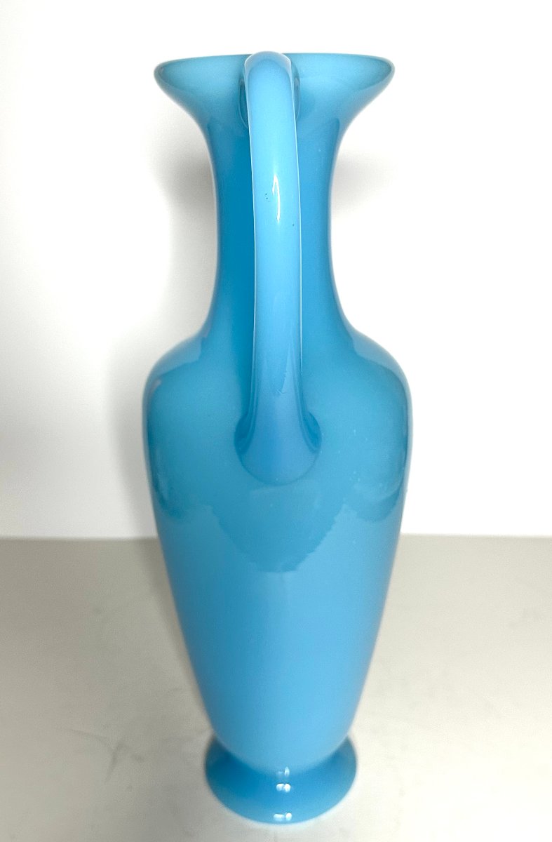 GRAND VASE - OPALINE CRISTAL - BACCARAT - 1930/1950-photo-4