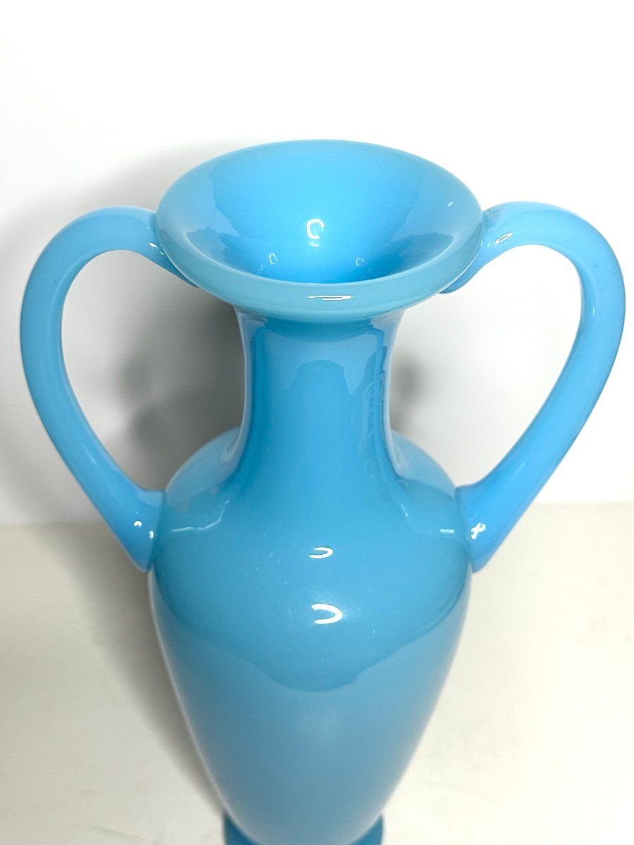 GRAND VASE - OPALINE CRISTAL - BACCARAT - 1930/1950-photo-4