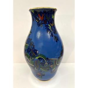 GRAND VASE - PORCELAINE - MANUFACTURE DE SEVRES - VERONIQUE CHEVALIER - DATE 1994