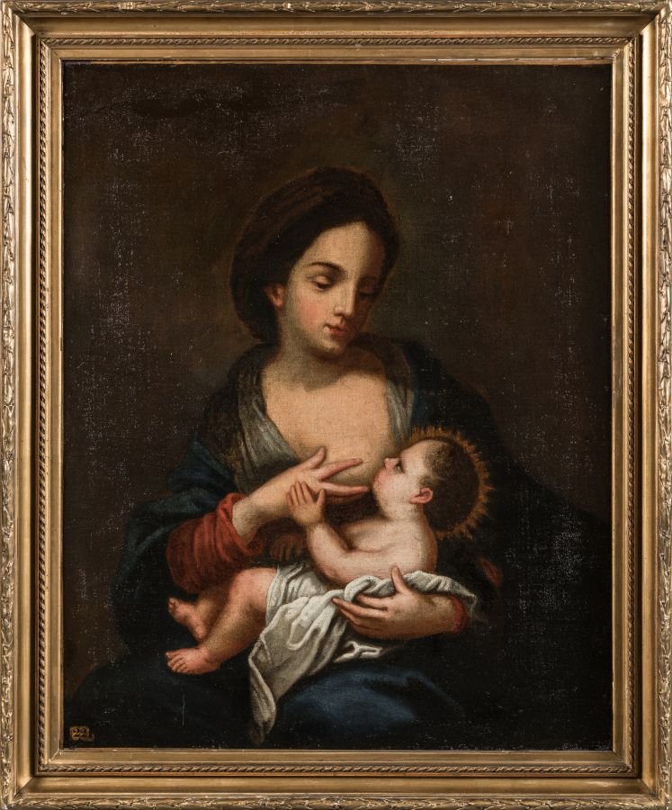 Vierge &agrave; l'Enfant , &Eacute;cole Italienne 18&egrave;me