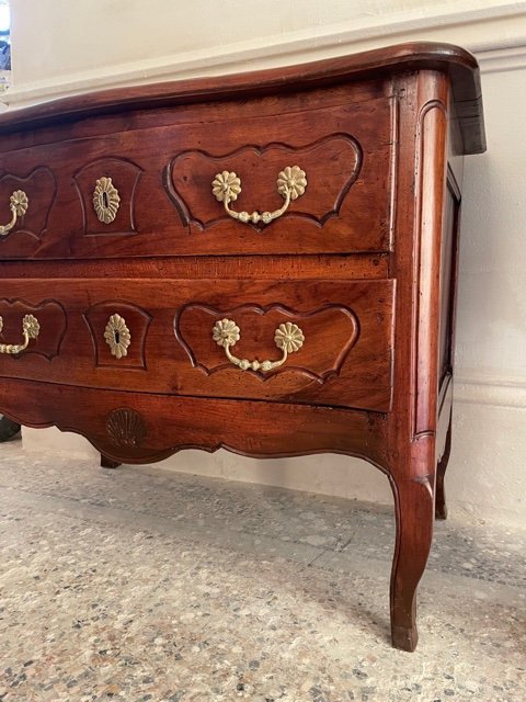 18th Century Curved Sauteuse Commode-photo-2