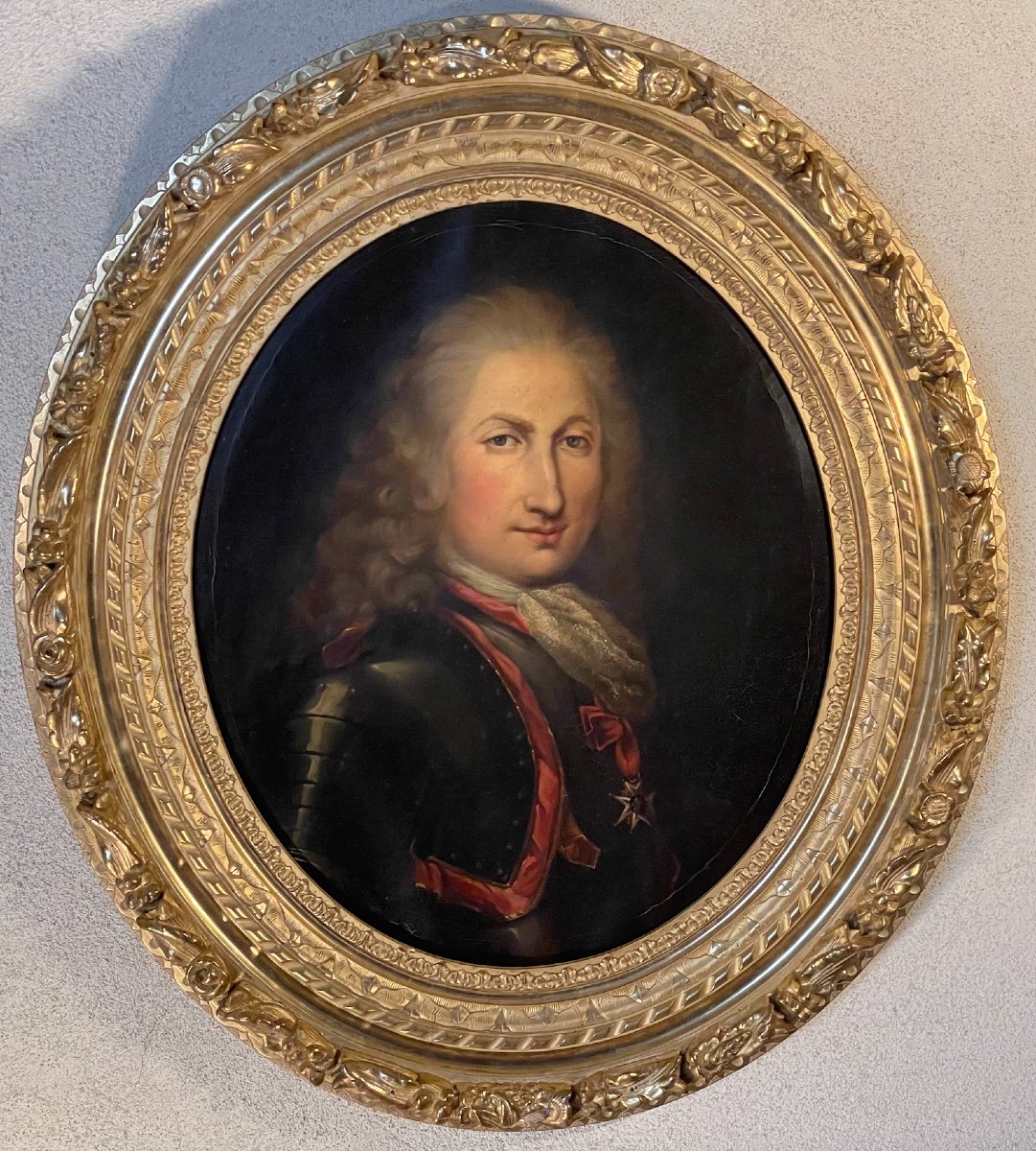 Important Portrait d'Homme En Cuirasse 