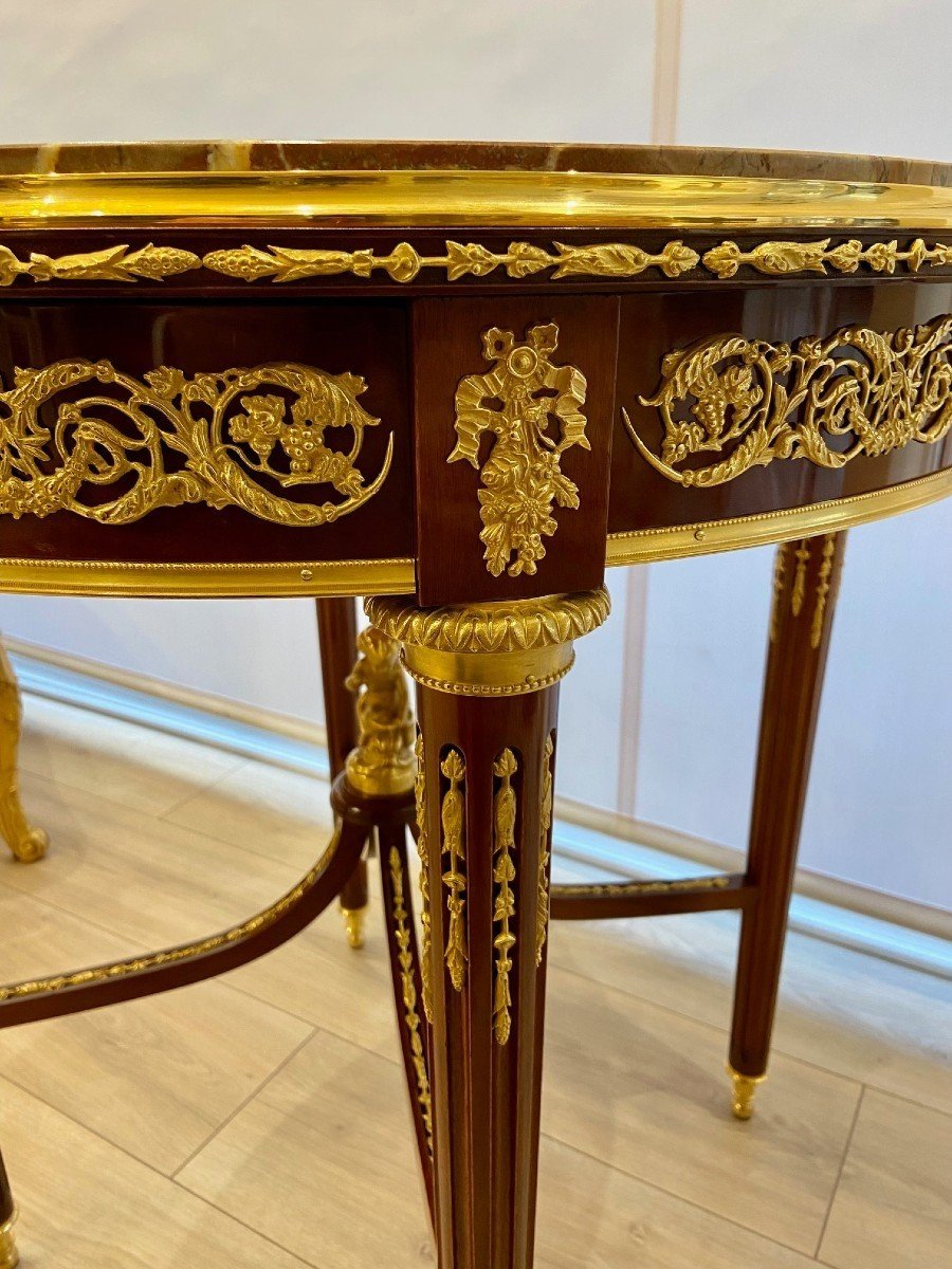 Guéridon Louis XVI, Modèle De Linke-photo-2