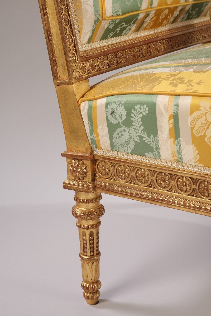Important Pair Of Louis XVI Armchairs-photo-2