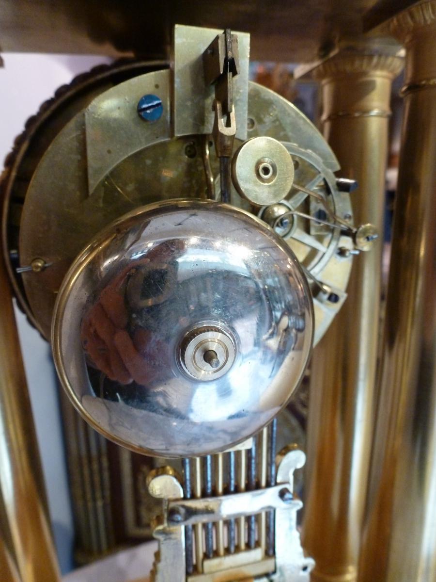 Swing Pendulum Gilt Bronze Restoration Period-photo-3