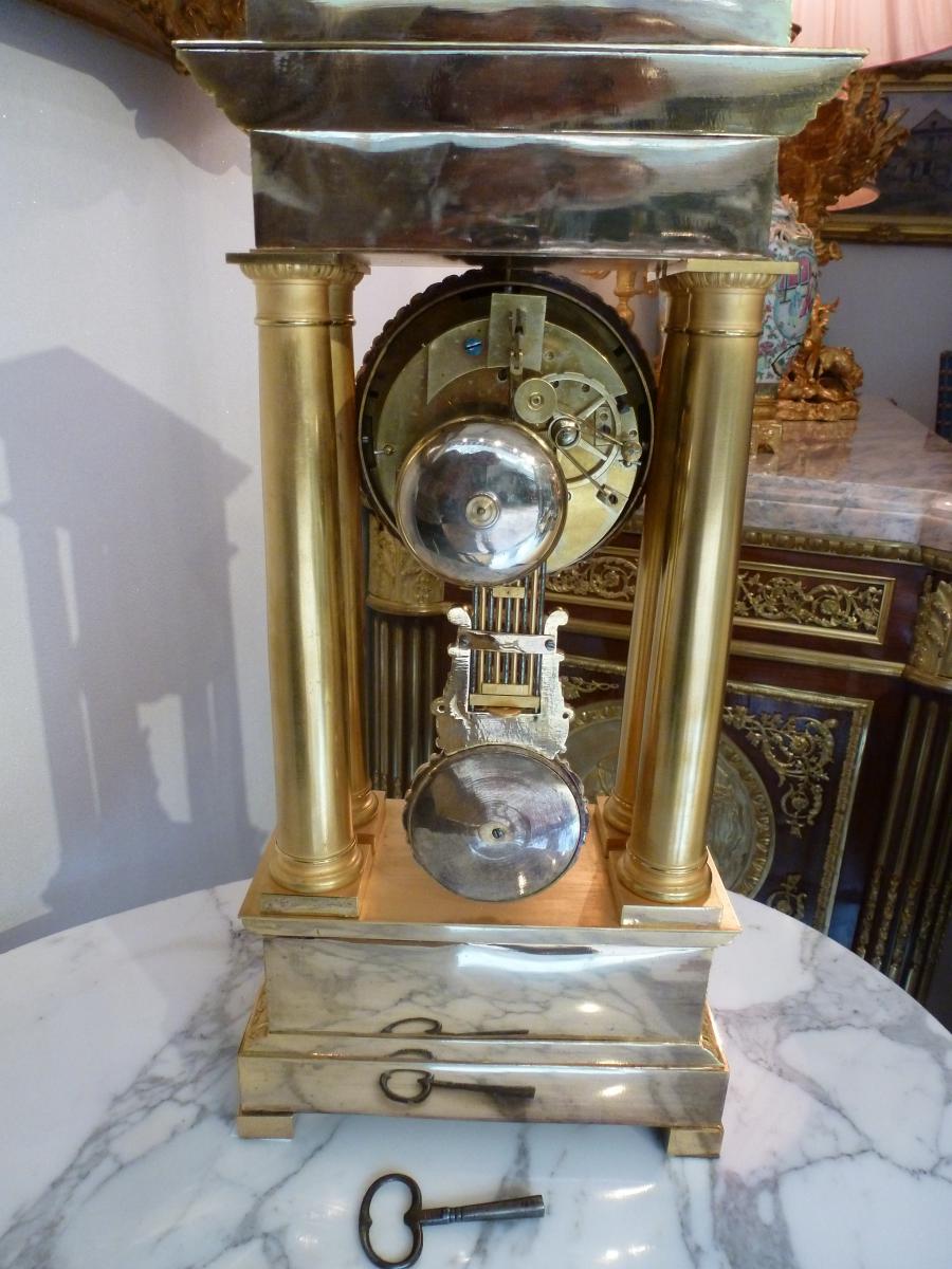 Swing Pendulum Gilt Bronze Restoration Period-photo-4