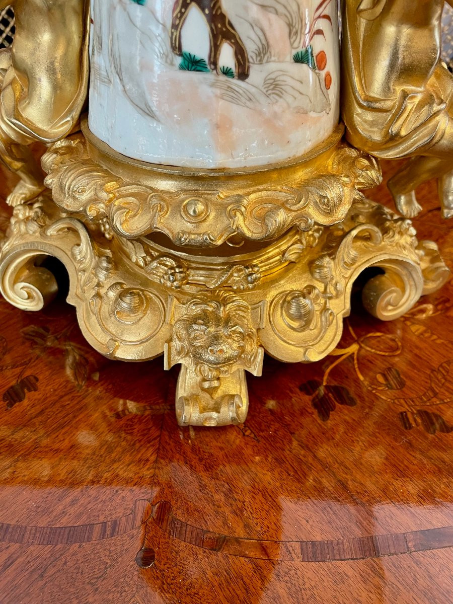 Vase Aux Musiciens, Chine Famille Rose-photo-2
