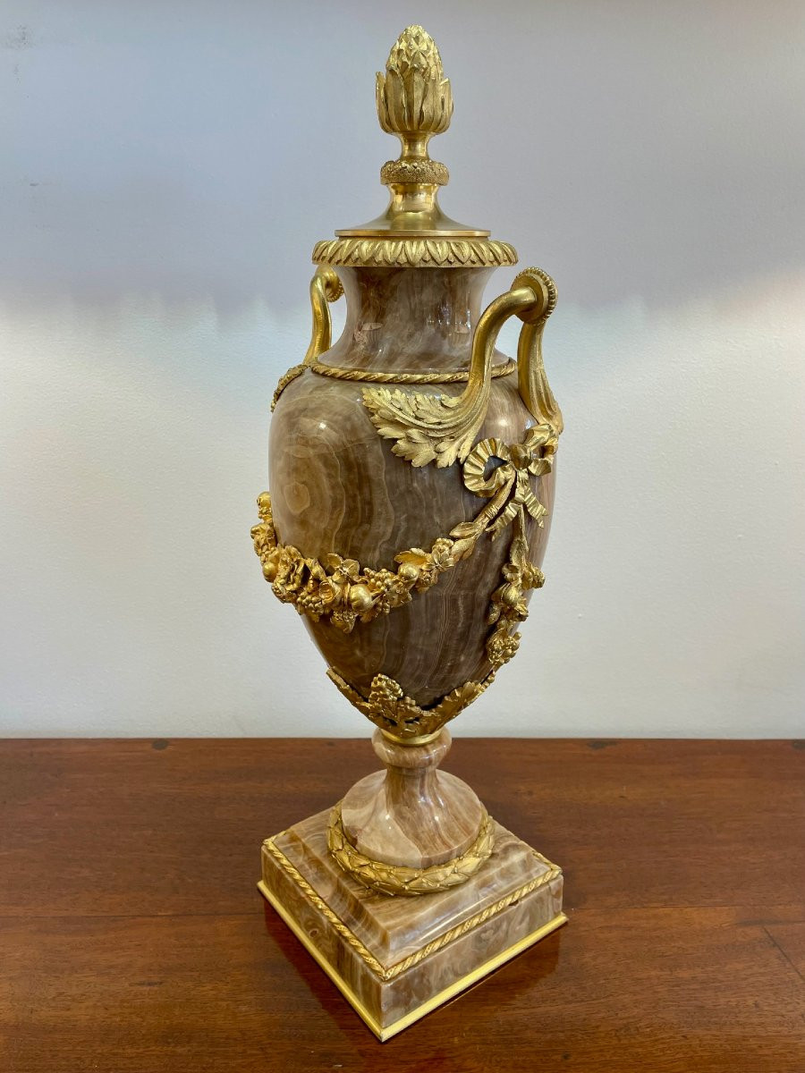 Paire De Cassolettes Louis XVI-photo-3