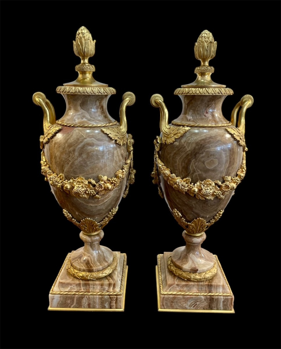 Paire De Cassolettes Louis XVI