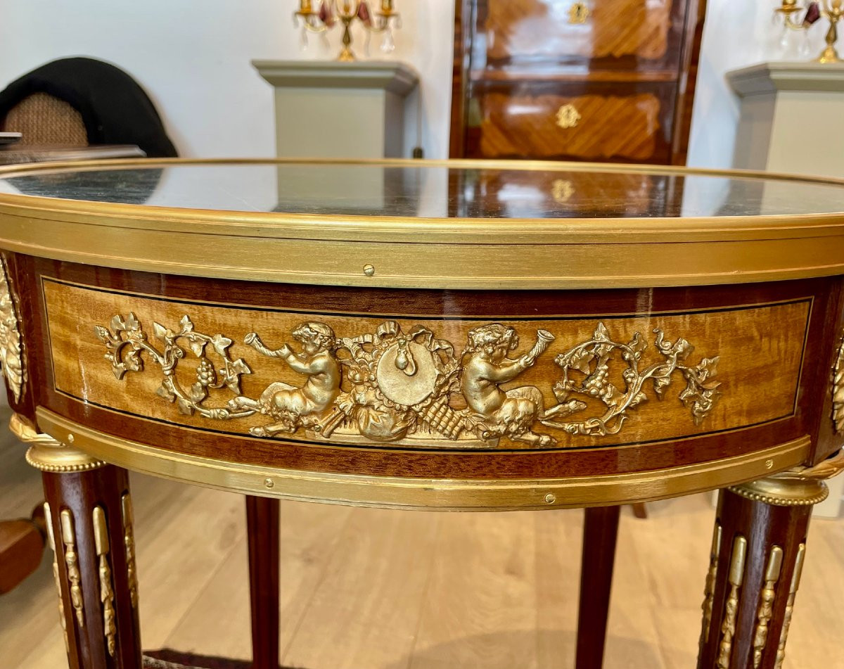 Pair Of Louis XVI Pedestal Tables-photo-2