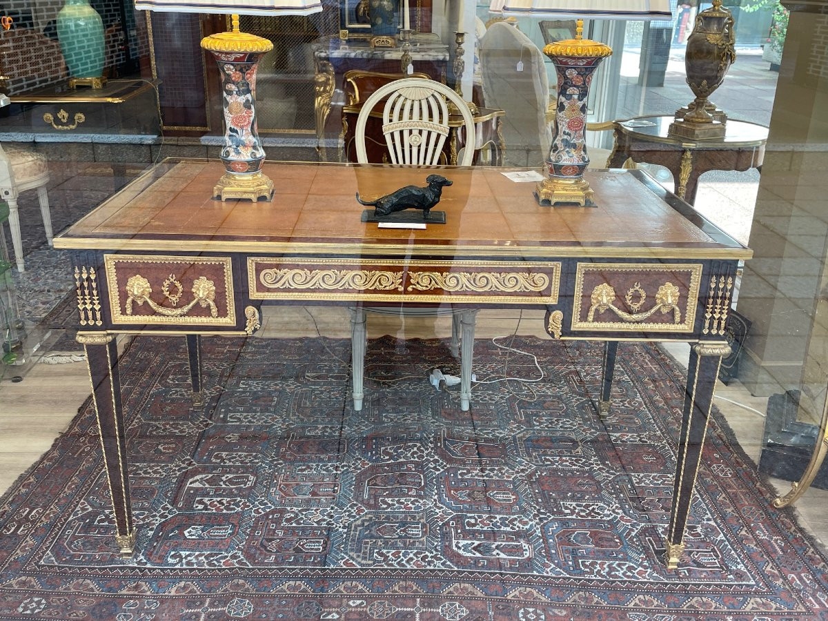 Louis XVI Desk After Beneman By Gouverneur-photo-4