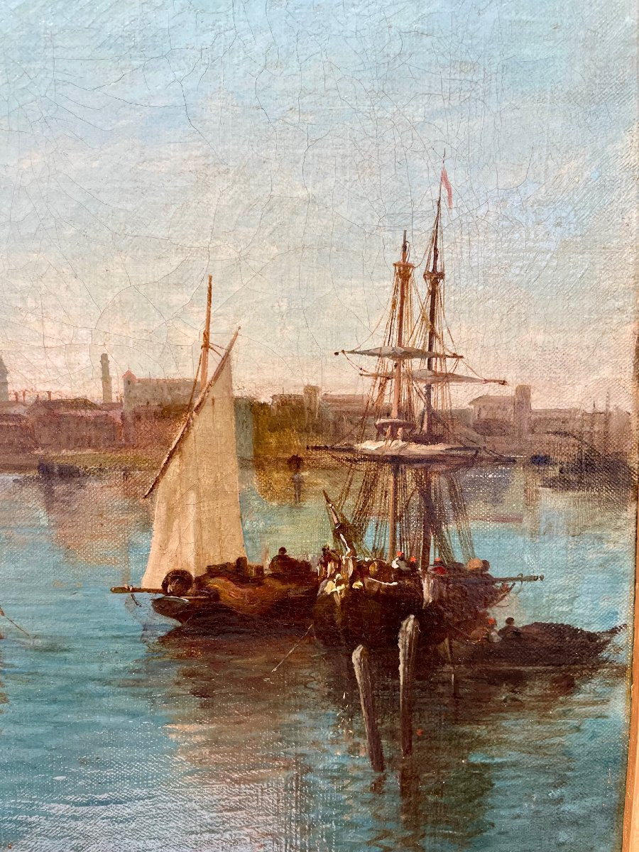 HST du XIXème, Venise, vue du grand canal -photo-4