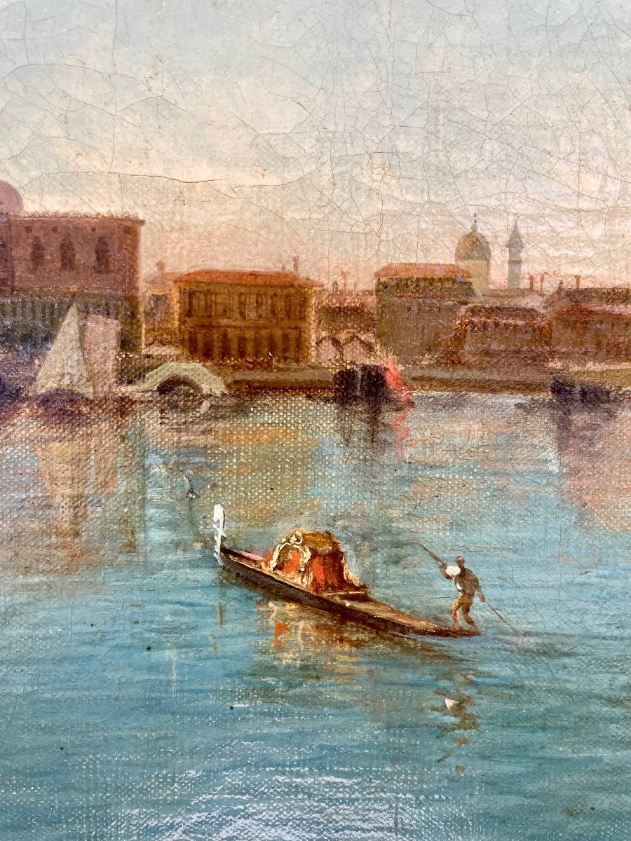 HST du XIXème, Venise, vue du grand canal -photo-1