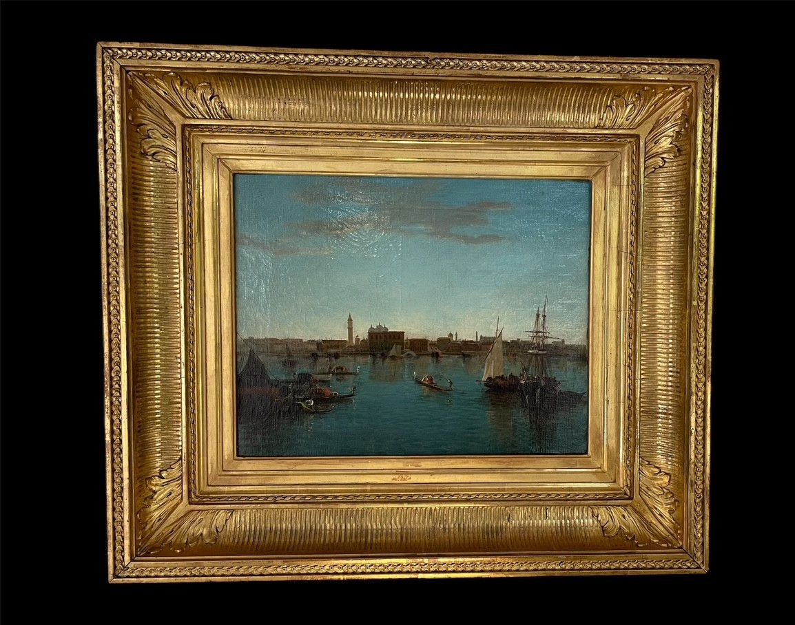HST du XIXème, Venise, vue du grand canal 