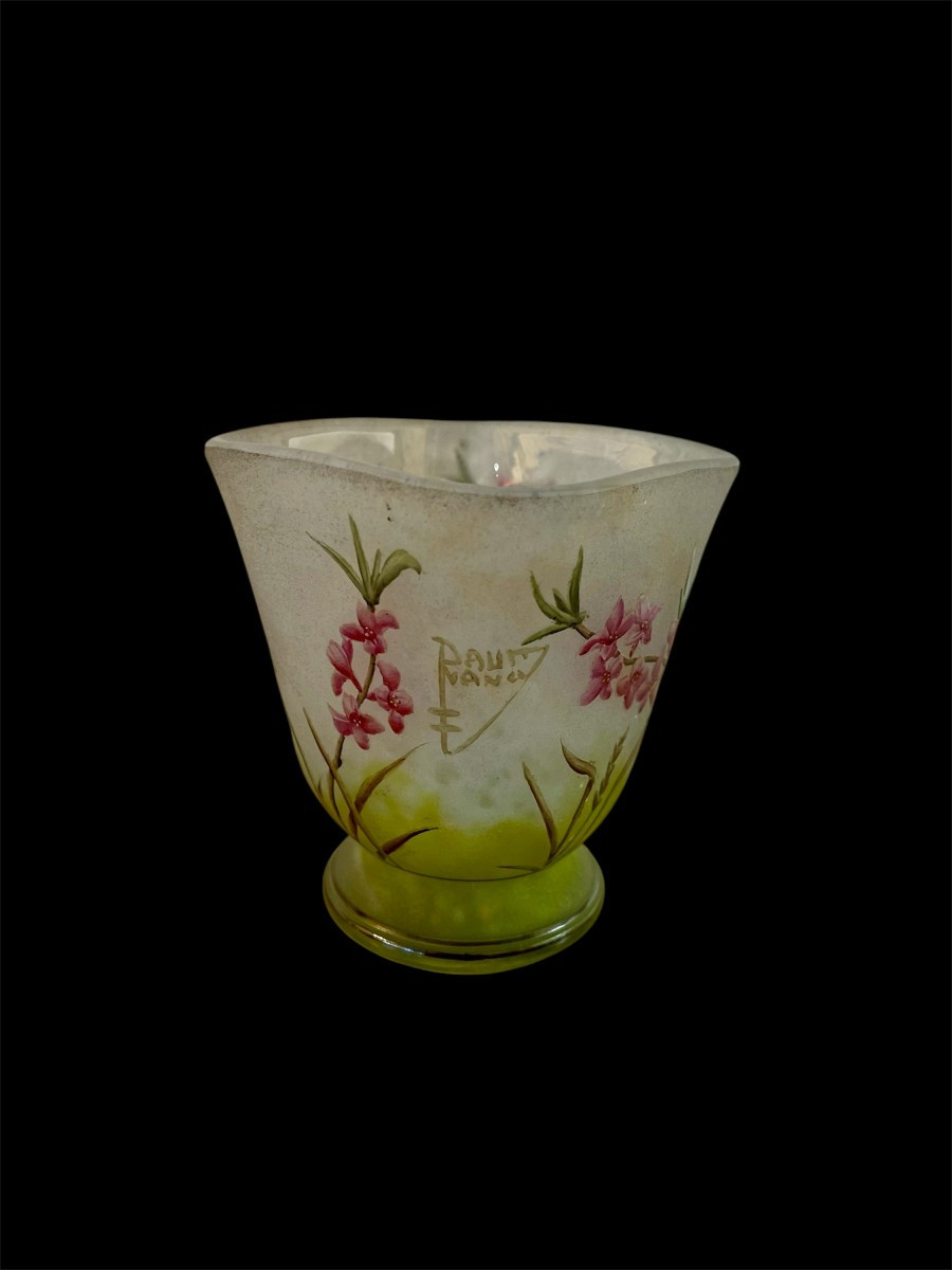 Vase Daum Nancy aux Daphnés