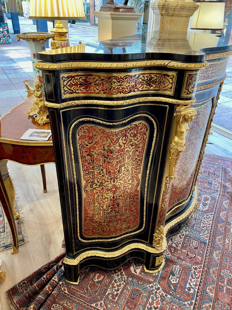 Important meuble Boulle-photo-1