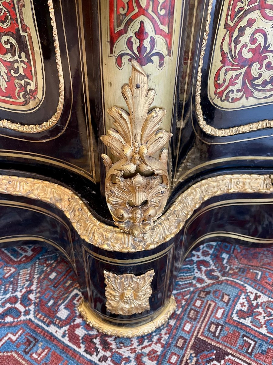 Important meuble Boulle-photo-7