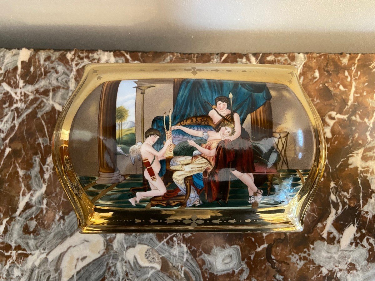 Coffret En Porcelaine XIXème-photo-4