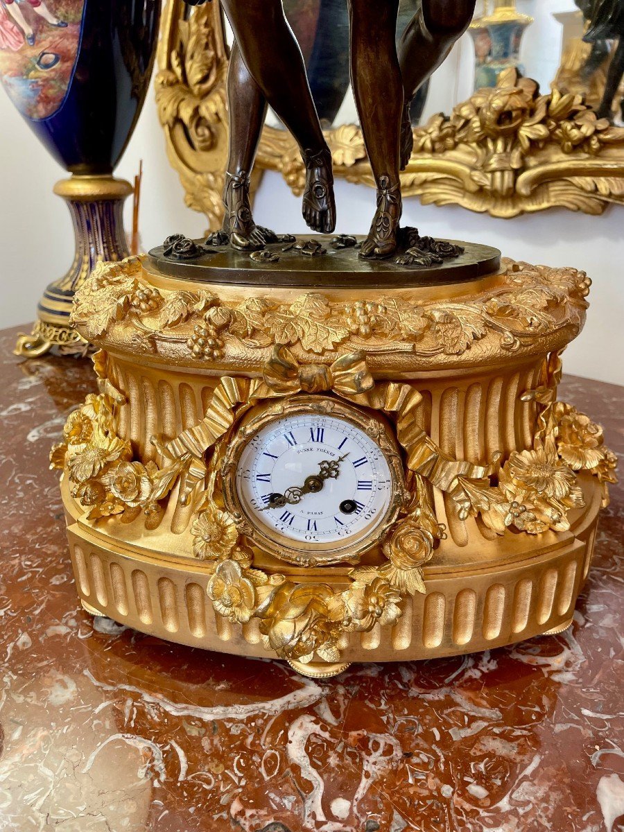 Importante Pendule Par Pradier Et Susse-photo-1