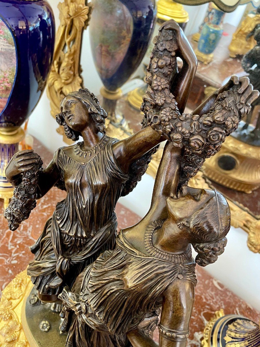 Importante Pendule Par Pradier Et Susse-photo-2