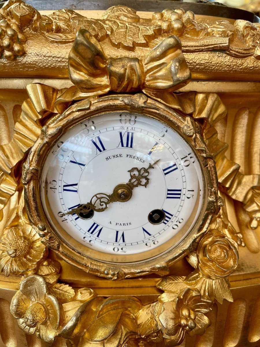 Importante Pendule Par Pradier Et Susse-photo-5
