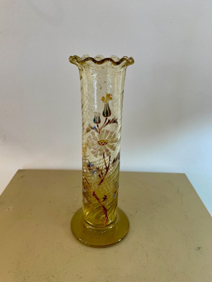 Gallé Vase With Chrysanthemums-photo-1