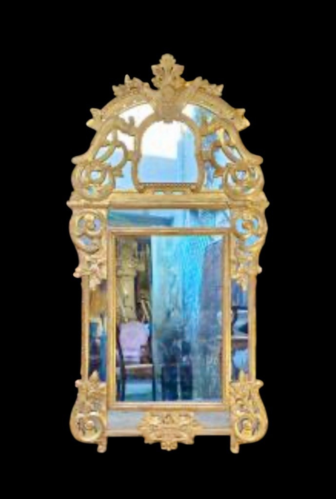 Miroir à Parecloses Louis XV