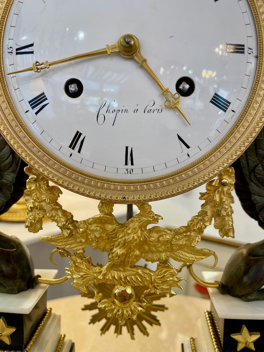 Sphinx Clock, Late 18th Century-photo-3