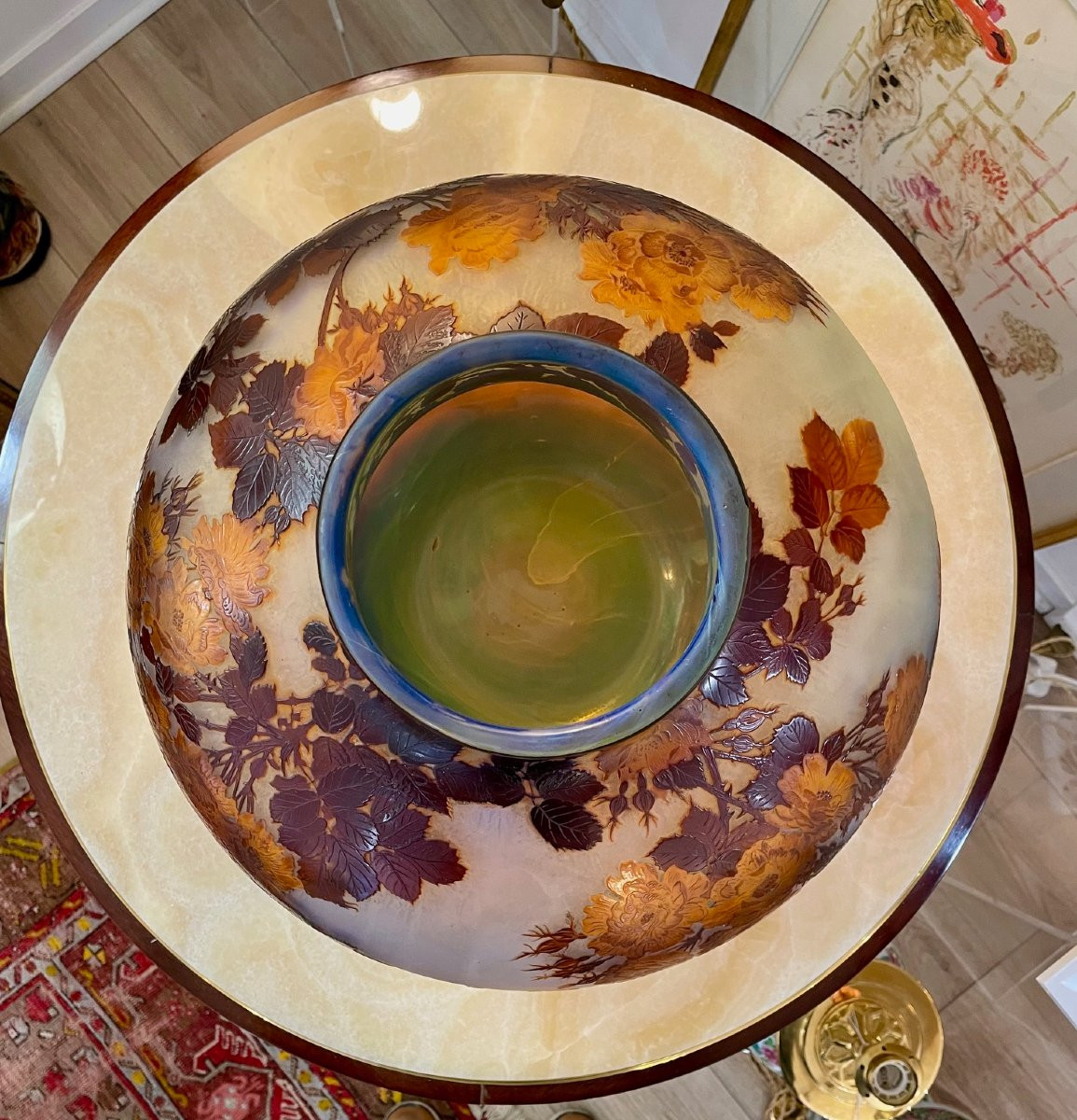 Important vase Gallé art nouveau-photo-4