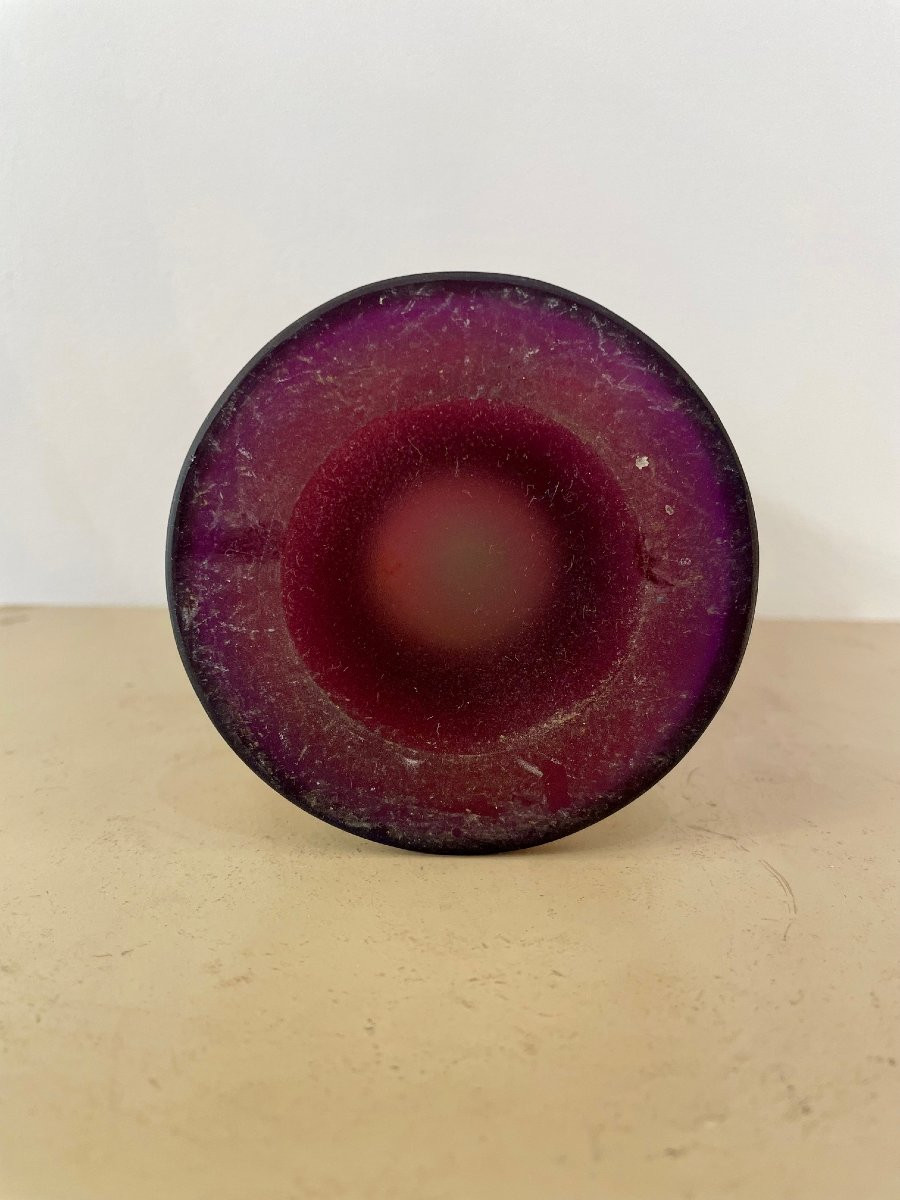 Gallé Vase With Floral Decoration-photo-4