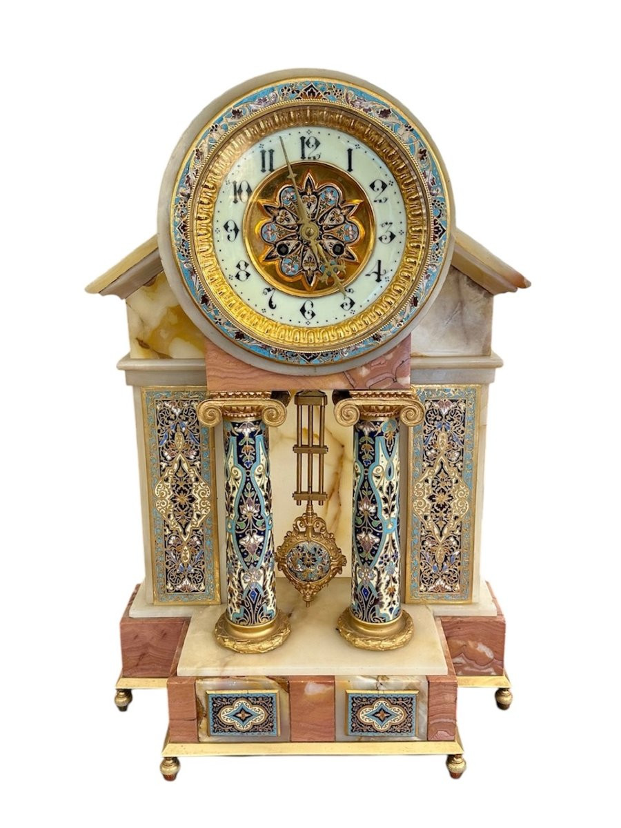 Onyx And Bronze Garniture-photo-2