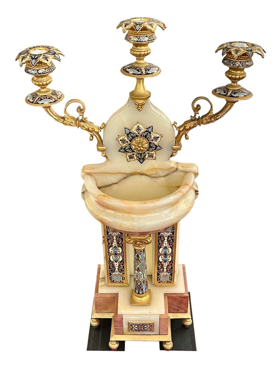 Onyx And Bronze Garniture-photo-3