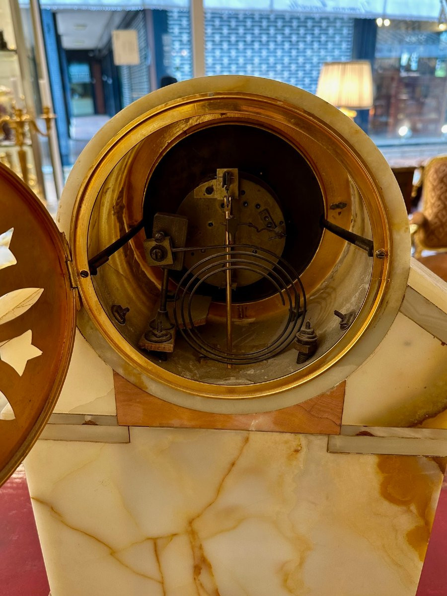 Onyx And Bronze Garniture-photo-4