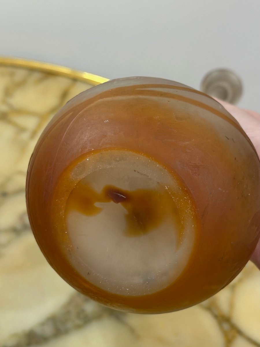 Soliflore Vase Signed Gallé -photo-3