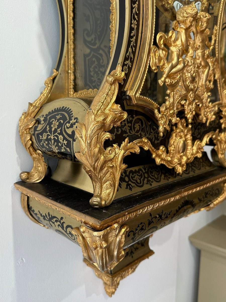 Regency Period Wall Sconce And Its Console-photo-2