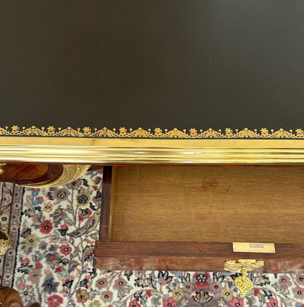Bureau plat de style Louis XV-photo-3