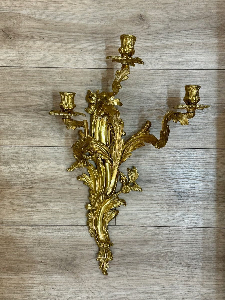 Pair Of 19th Century Sconces-photo-2